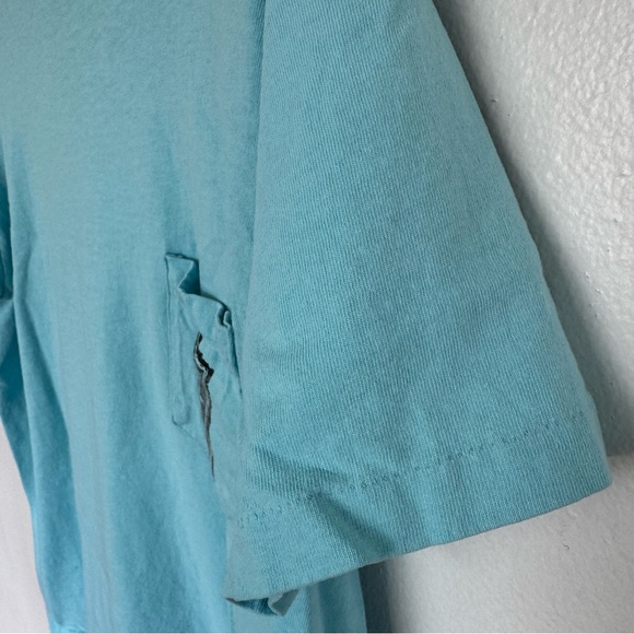 Vintage 90s Surf Gear T-Shirt Mens Medium Single Stitch Fish Nature Surfing Tee - Picture 5 of 13